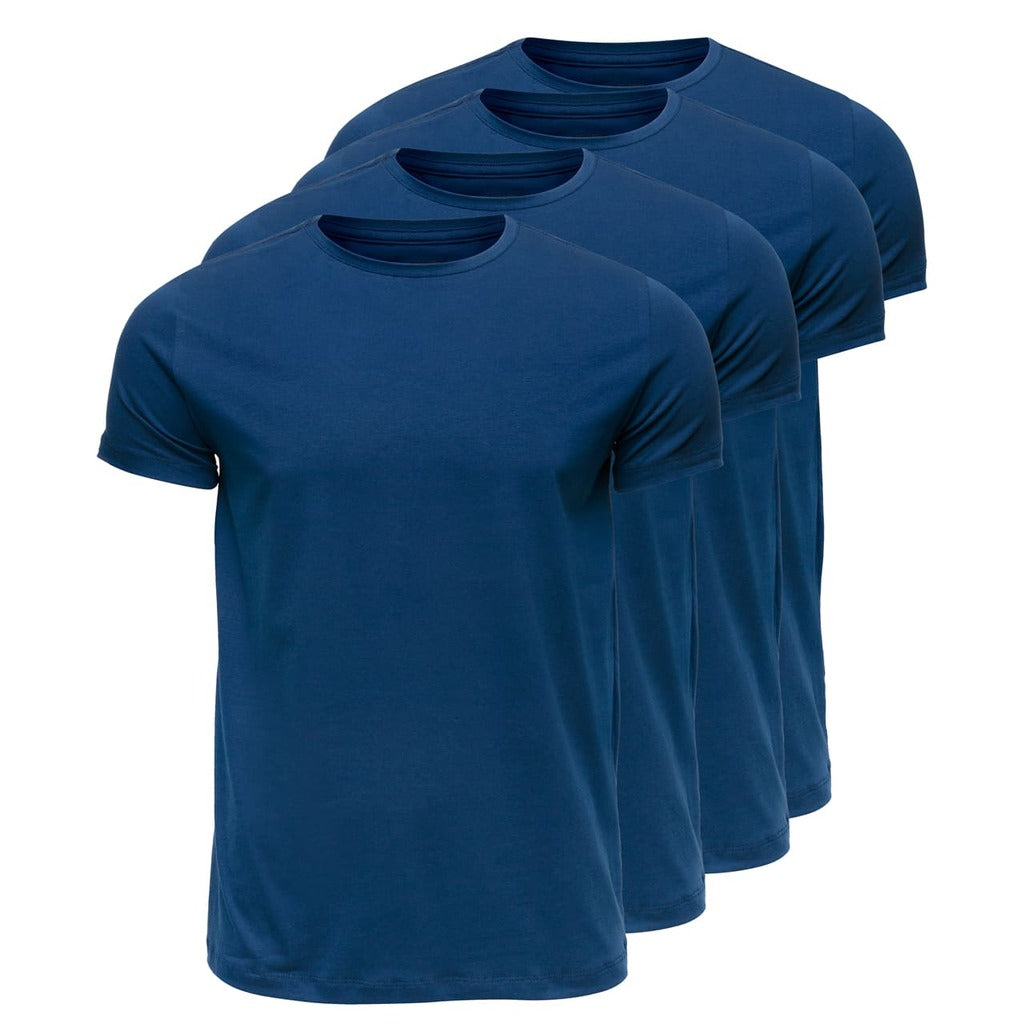 Kit 4 Camisetas Algodão Egípcio